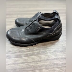 Timberland Black Leather Work Shoes Size 6